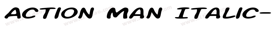 Action Man Italic字体转换